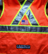 SVX "Xback" Summer Vest, LIGHT DUTY, Available in: Safety Orange, Power Yellow, Lime Green