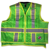 SVX "Xback" Summer Vest, LIGHT DUTY, Available in: Safety Orange, Power Yellow, Lime Green
