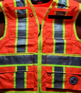 SVX "Xback" Summer Vest, LIGHT DUTY, Available in: Safety Orange, Power Yellow, Lime Green