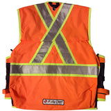 PC15X Party Chief Vest, HEAVY DUTY Orange, Yellow, Lime Green